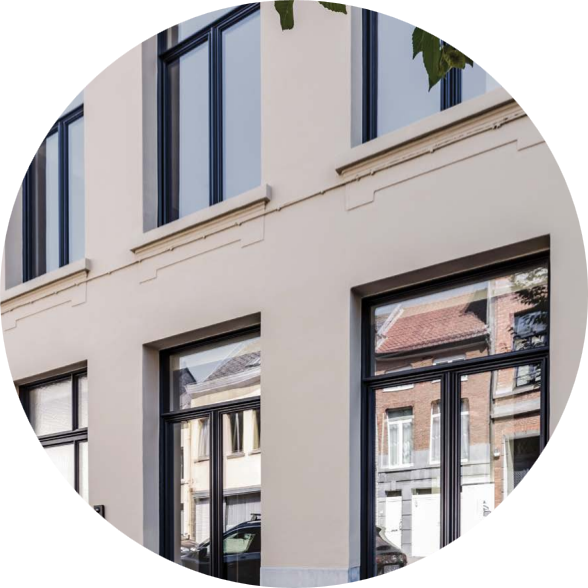 Coulissant aluminium ALU-K - Expert en porte et fenêtre intérieure et extérieure en Wallonie et à Bruxelles en Belgique